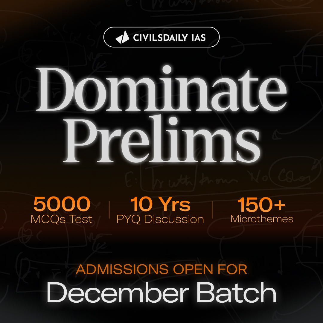 Dominate Prelims 2026 with Mentorship